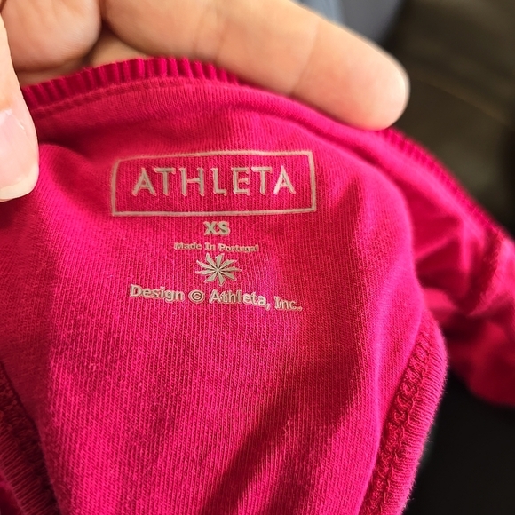 Athleta Womens Racer Back Tank Top Bundle Of 2 Size Small, Xsmall Pink Gray - Picture 4 of 8